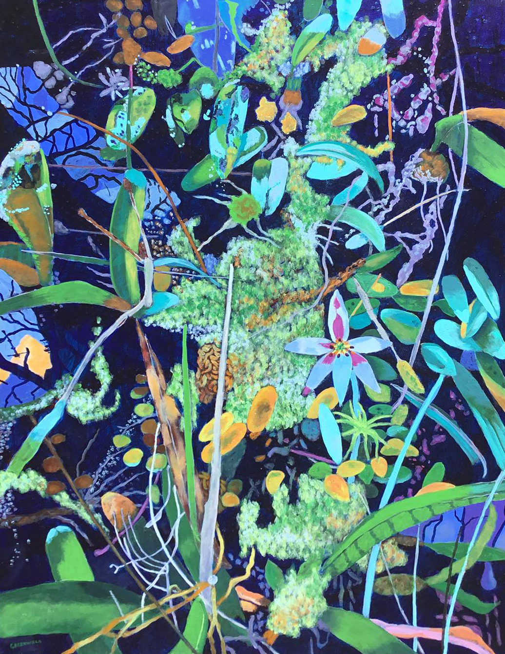 Found a Nest in There  |  36" x 48"