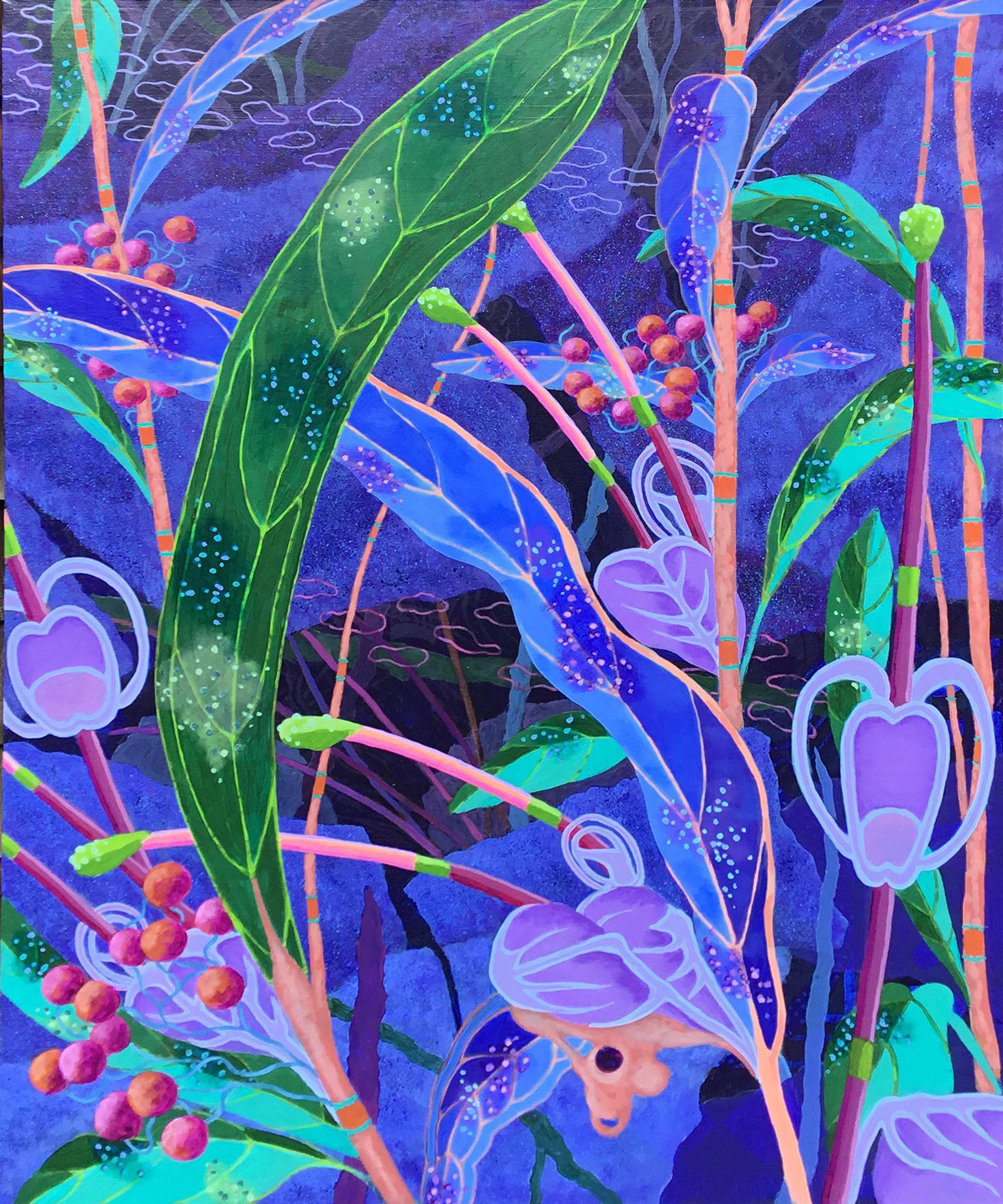 Blue Fertilizer  |  48" x 36"